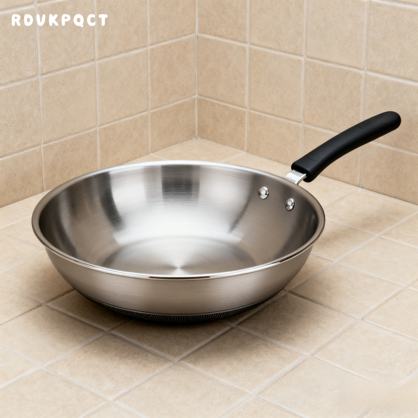 Topf aus Edelstahl 316, unbeschichteter Kochtopf mit rundem Boden