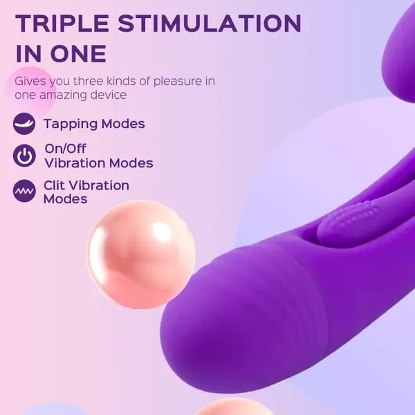 😍2023 New product promotion 49% OFF🎁🎁Rabbit Tapping G-spot Vibrator