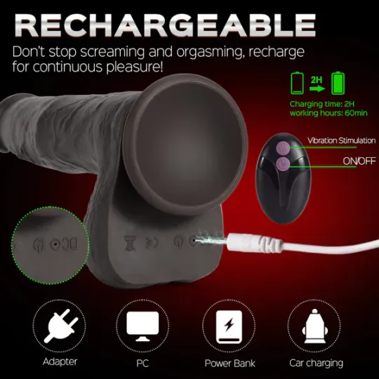 🎁😍2023 masturbation artifact💥passionate dildo😍🎀Born for love IDALIS 8 Inch Thrust Vibrating Dildo