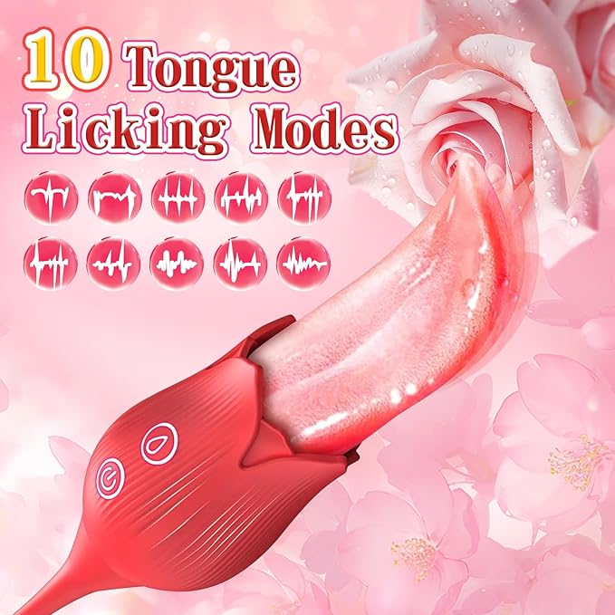 💥2025 Supreme Launch – 2-in-1 G-Spot & Tongue Vibrator for Clit, Nipple & Anal Pleasure💥