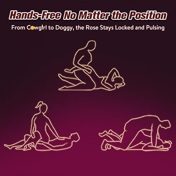 💥2025 Pleasure  Unleashed – Remote Rose Panty Vibe Cock Ring Combo That Drives Couples Wild🔥