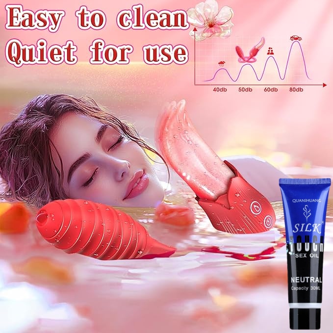 💥2025 Supreme Launch – 2-in-1 G-Spot & Tongue Vibrator for Clit, Nipple & Anal Pleasure💥