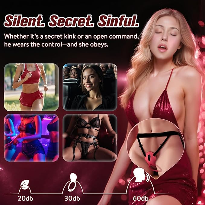 💥2025 Pleasure  Unleashed – Remote Rose Panty Vibe Cock Ring Combo That Drives Couples Wild🔥