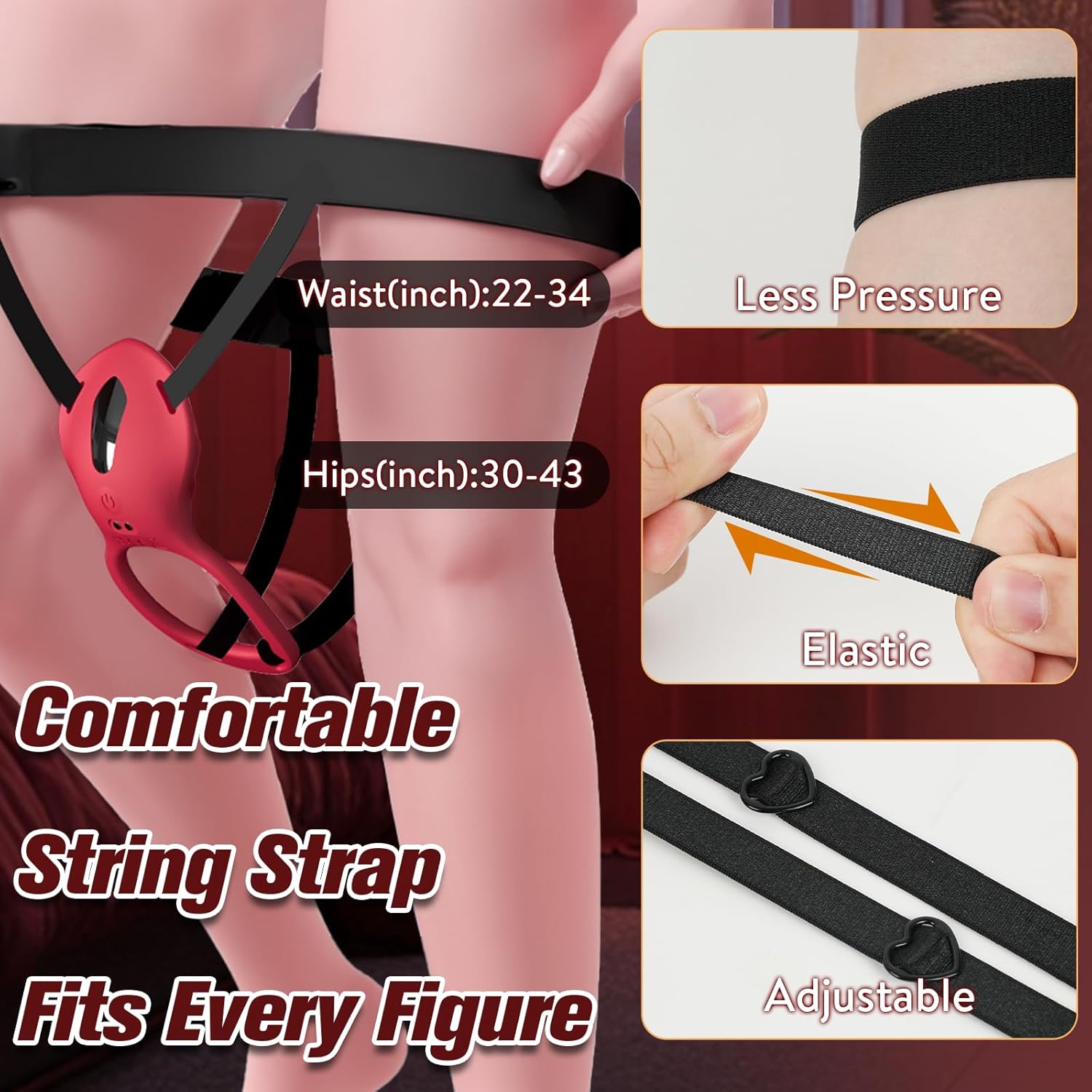 💥2025 Pleasure  Unleashed – Remote Rose Panty Vibe Cock Ring Combo That Drives Couples Wild🔥