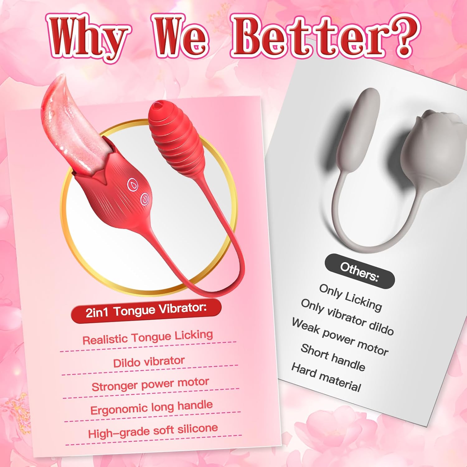 💥2025 Supreme Launch – 2-in-1 G-Spot & Tongue Vibrator for Clit, Nipple & Anal Pleasure💥