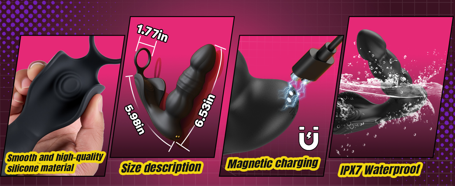 vibrating pe*nis ring Vibrating Co*ck Ring Prostate Massager Anal Vibrator anal massager co*ck ring