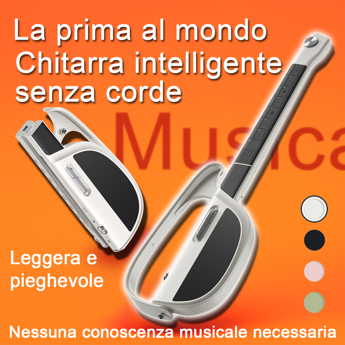 La prima chitarra smart senza corde che ha fatto tremare il mondo!