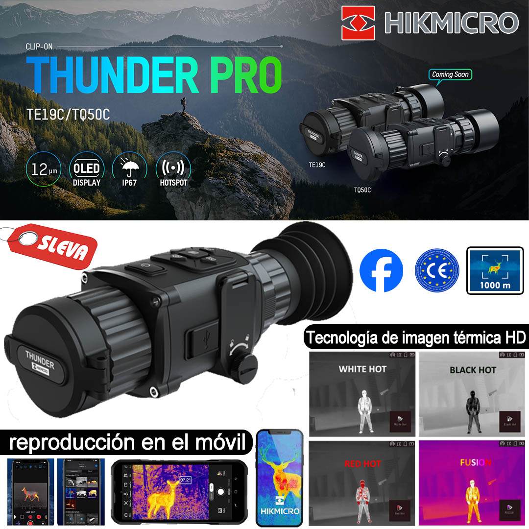 🔥[Oferta por tiempo limitado] Hikvision Thunder 2.0 TE19