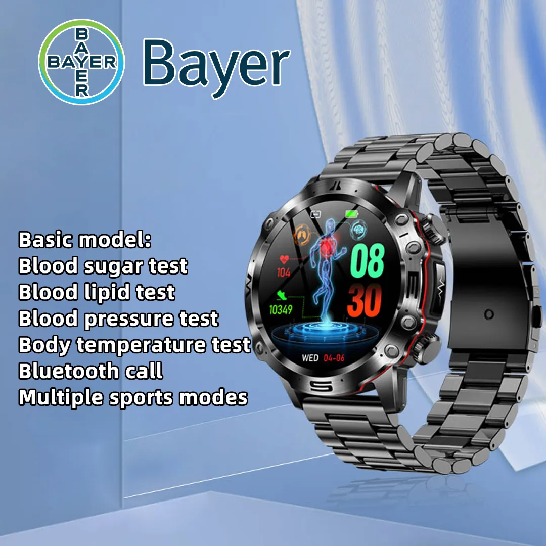 🩸Nové chytré hodinky lékařské kvality od společnosti Bayer chrání vaše zdraví!✅