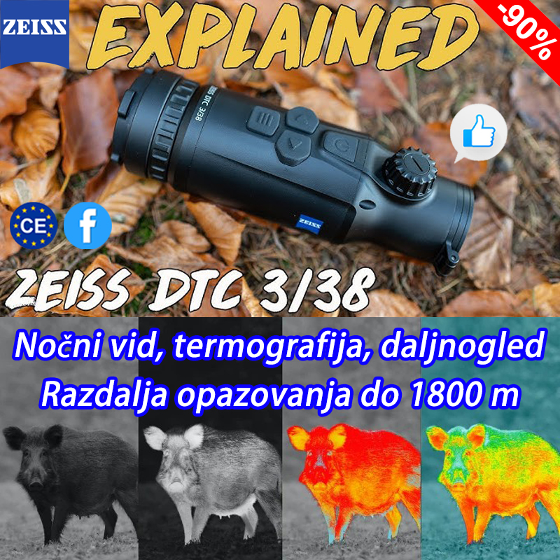 💜[175. obletnica Zeissa] Lovišče: Zeissov termovizijski lovski monokular