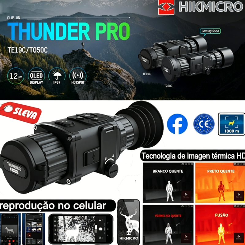💑🔥[Oferta por Tempo Limitado] Hikvision Thunder 2.0 TE19