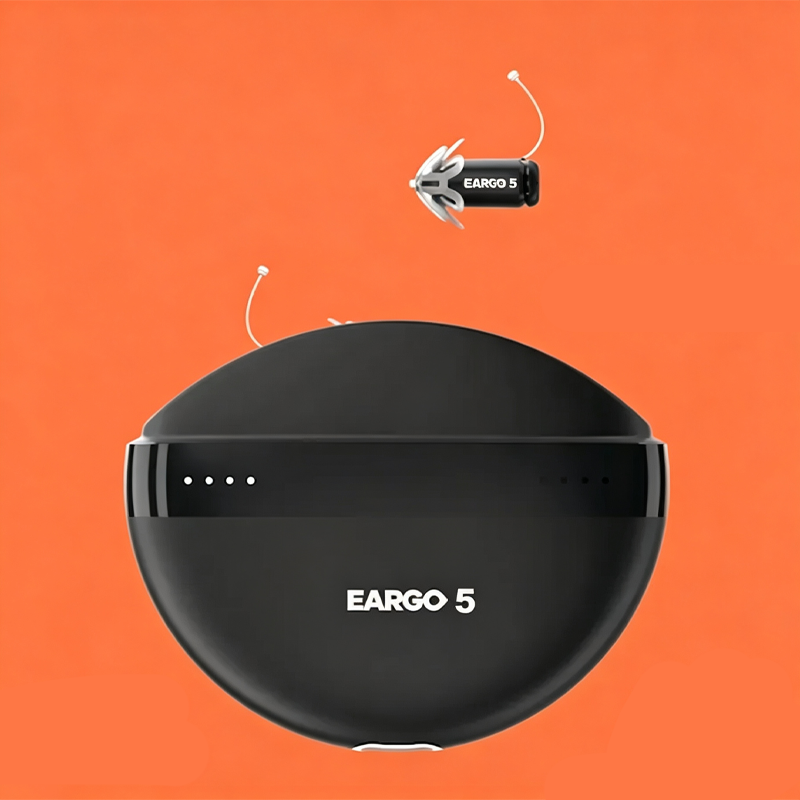 🥇シーメンス EARGO 7 OTC補聴器：目立たない、充電式、柔軟なCIC型、FDA承認済み。🦻