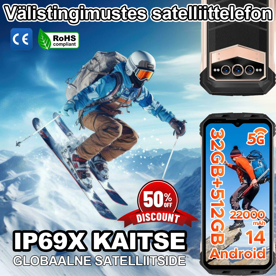 ✔【DOOGEE】 V MAX Plus välistingimustes kasutatav satelliittelefon📱