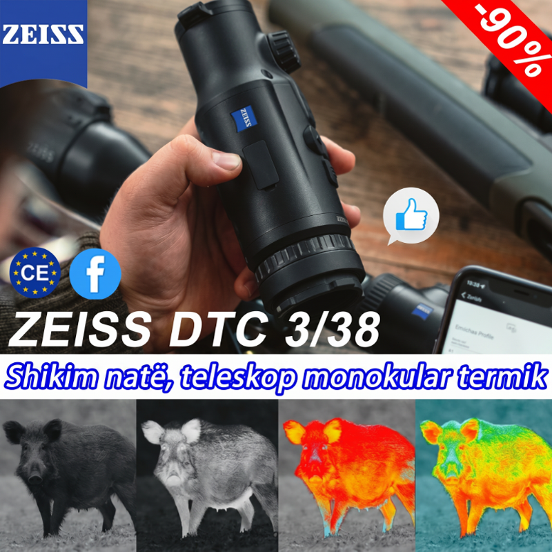 🔭【175-vjetori i Zeiss】Vendet e gjuetisë: Monokular gjuetie me kamerë termike Zeiss🎉