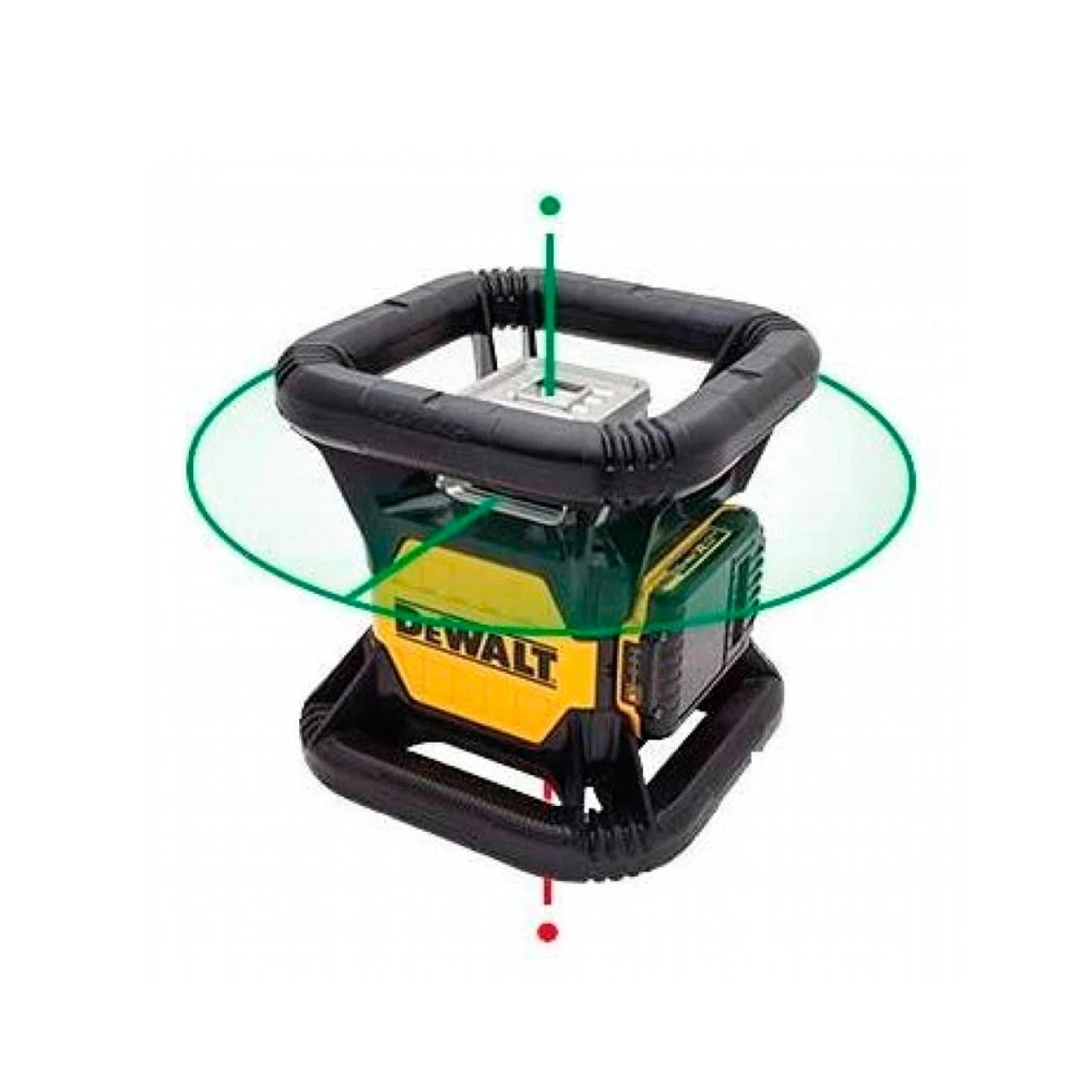 ⚡DeWalt DCE079D1G XR samonivelirni rotacijski laserski komplet, 18 V, 8-delni komplet.