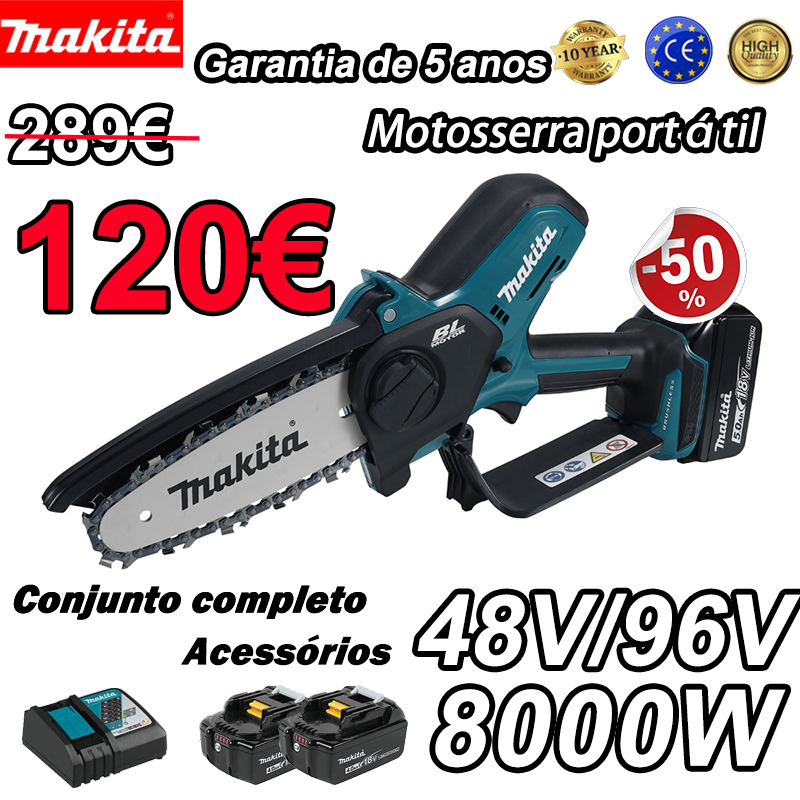 🥳【Oferta Especial Oficial】Motosserra Portátil Makita 8000W🎉🎉