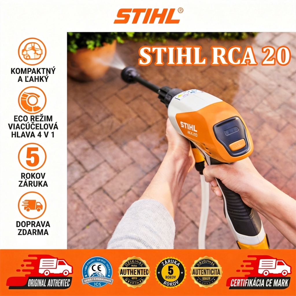 ✨Akumulátorový vysokotlakový čistič Stihl RCA 20 – systém AS