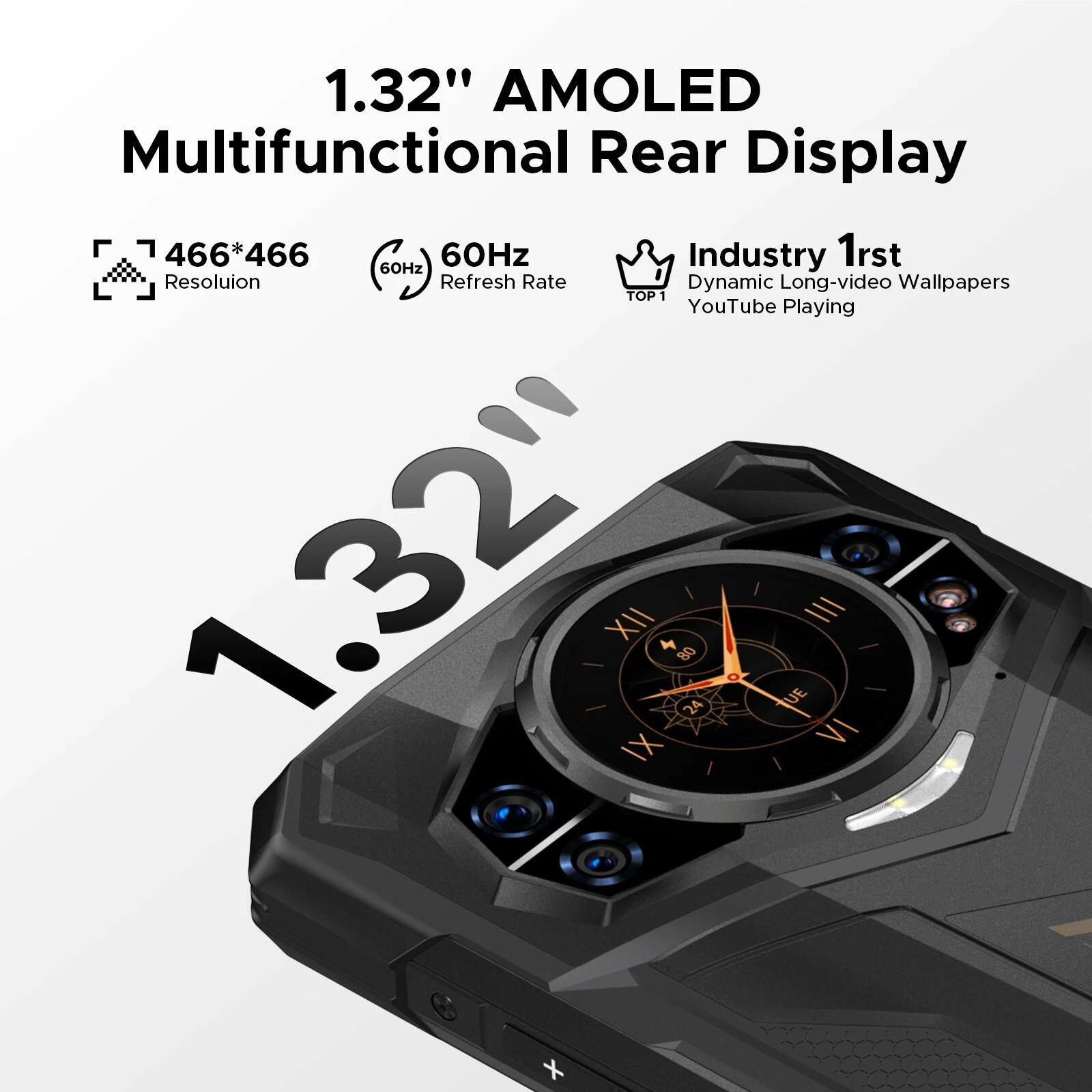 🔥Smartphone robusto DOOGEE S200Plus 5G 36GB+512GB Android 15 10100mAh 6,72" NFC IA