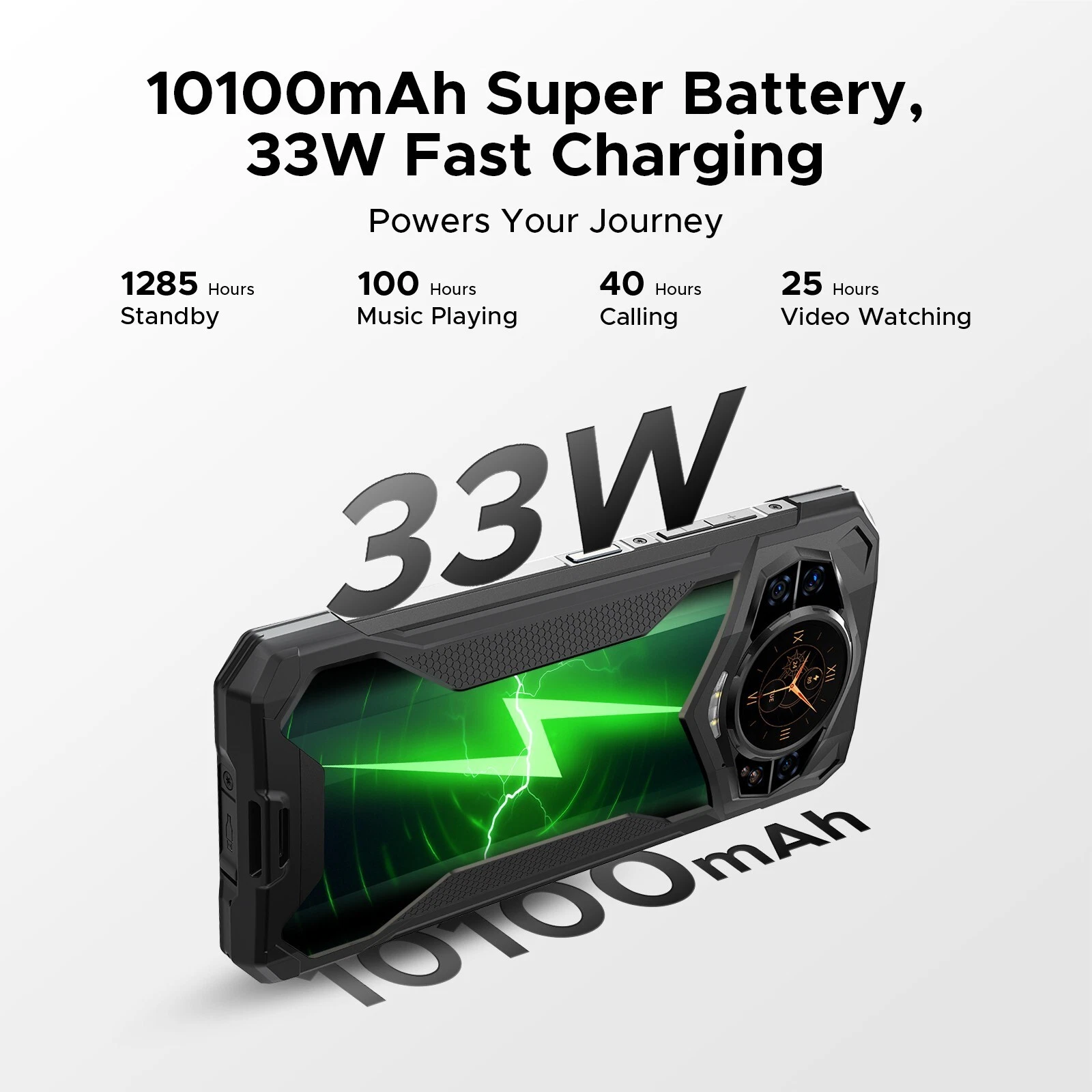 🔥Smartphone robusto DOOGEE S200Plus 5G 36GB+512GB Android 15 10100mAh 6,72" NFC IA