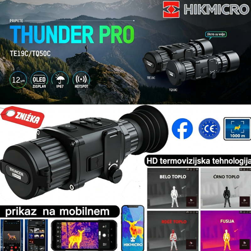 💑🔥[Časovno omejena ponudba] Hikvision Thunder 2.0 TE19