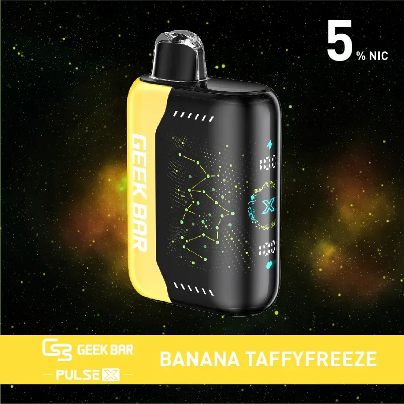 Banana Taffy Freeze Geek Bar Pulse X (Standard Version)