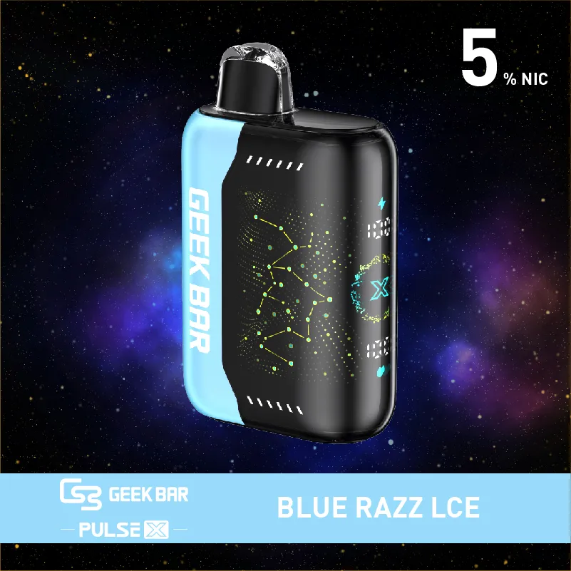 Blue Razz lce Geek Bar Pulse X (Standard Version)