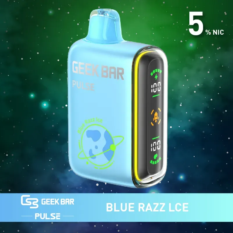 Blue Razz lce Geek Bar Pulse (Planet Edition)
