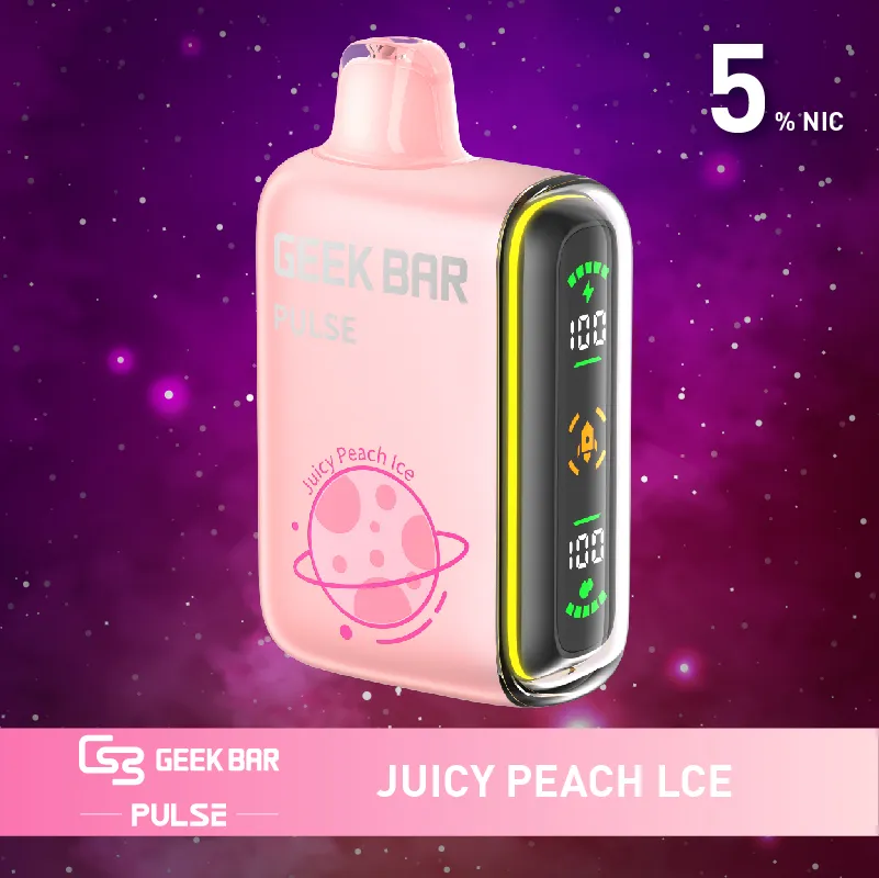 Juicy Peach lce Geek Bar Pulse (Planet Edition)