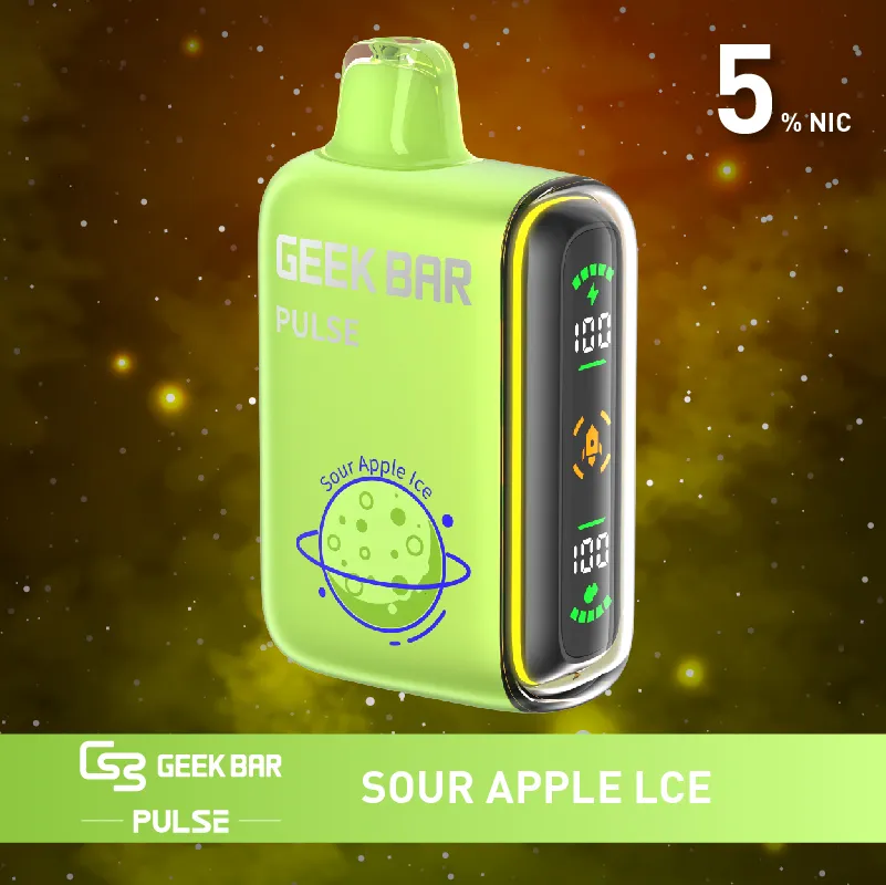 Sour Apple lce Geek Bar Pulse (Planet Edition)
