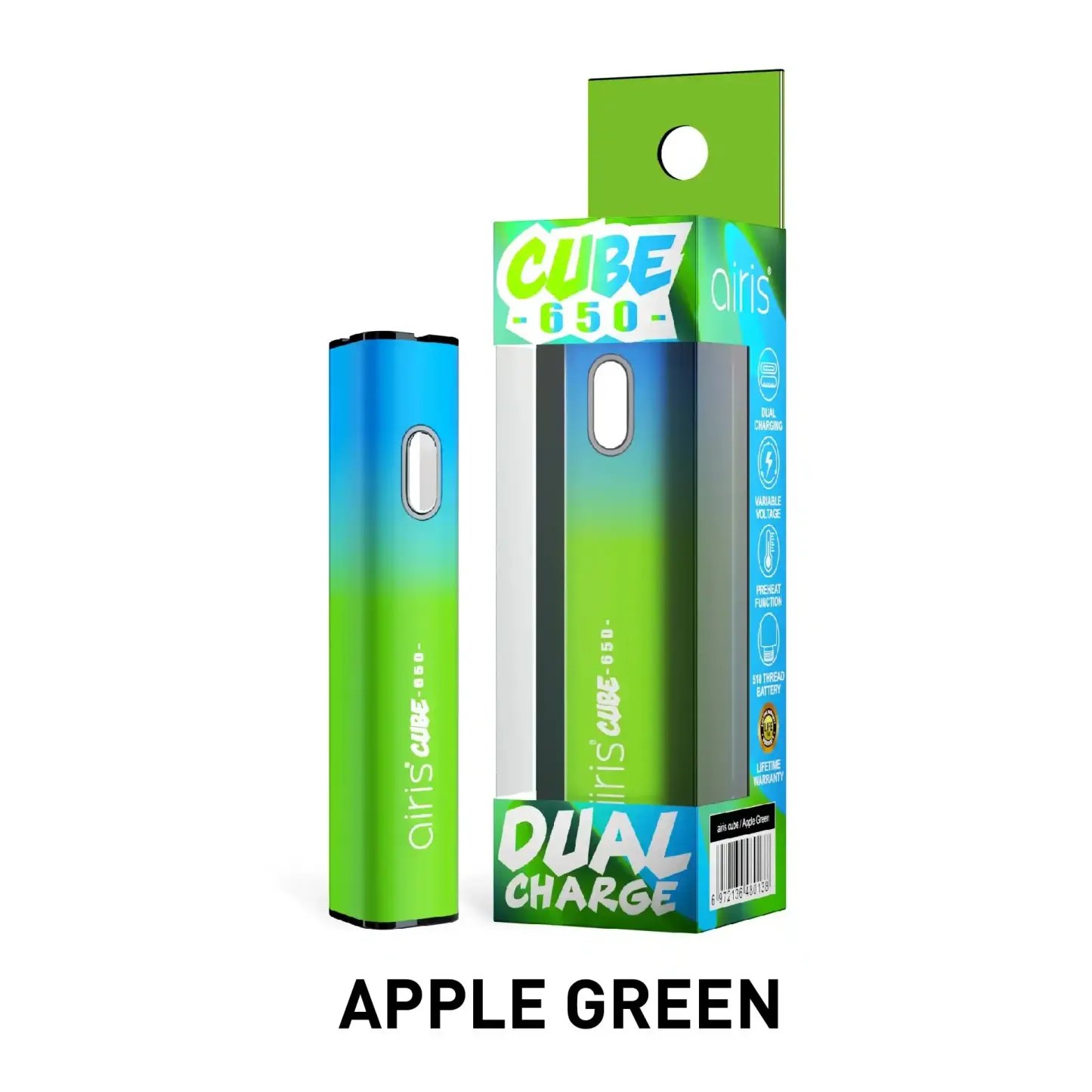 Airis Cube 510 Thread Vape Battery