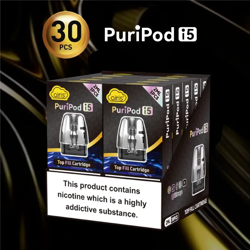 Airis Puripod i5 Cartridge Packages: 30Pcs