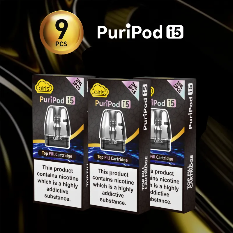 Airis Puripod i5 Cartridge Packages: 9Pcs