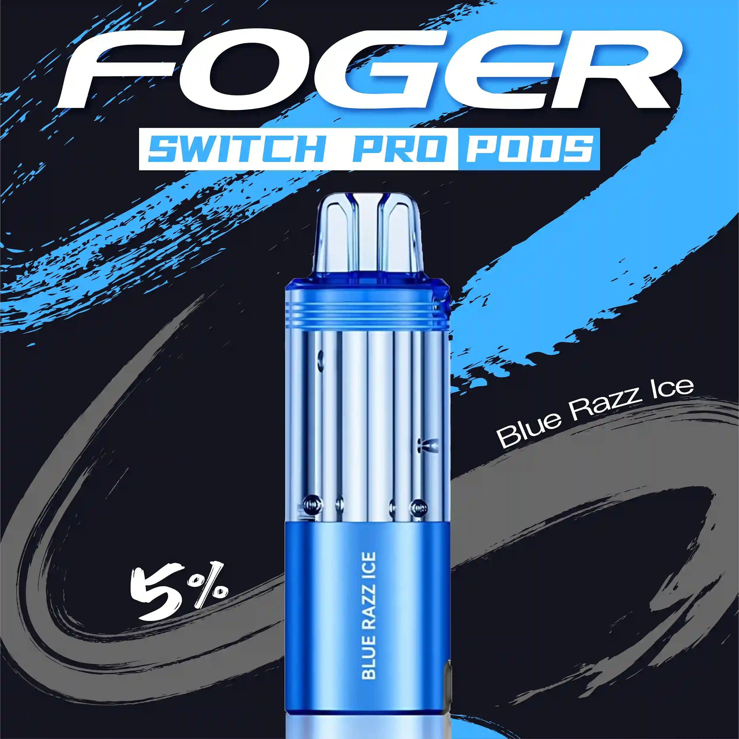 Blue Razz Ice Foger switch pro Pod