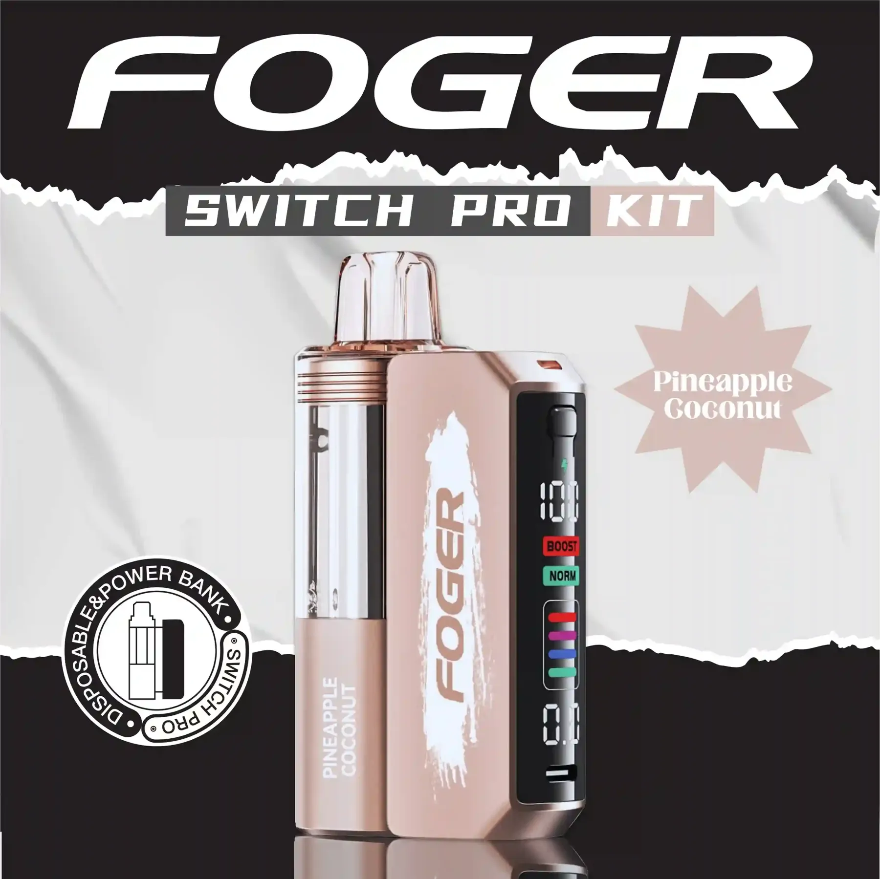 Pineapple Coconut Foger switch pro Kit