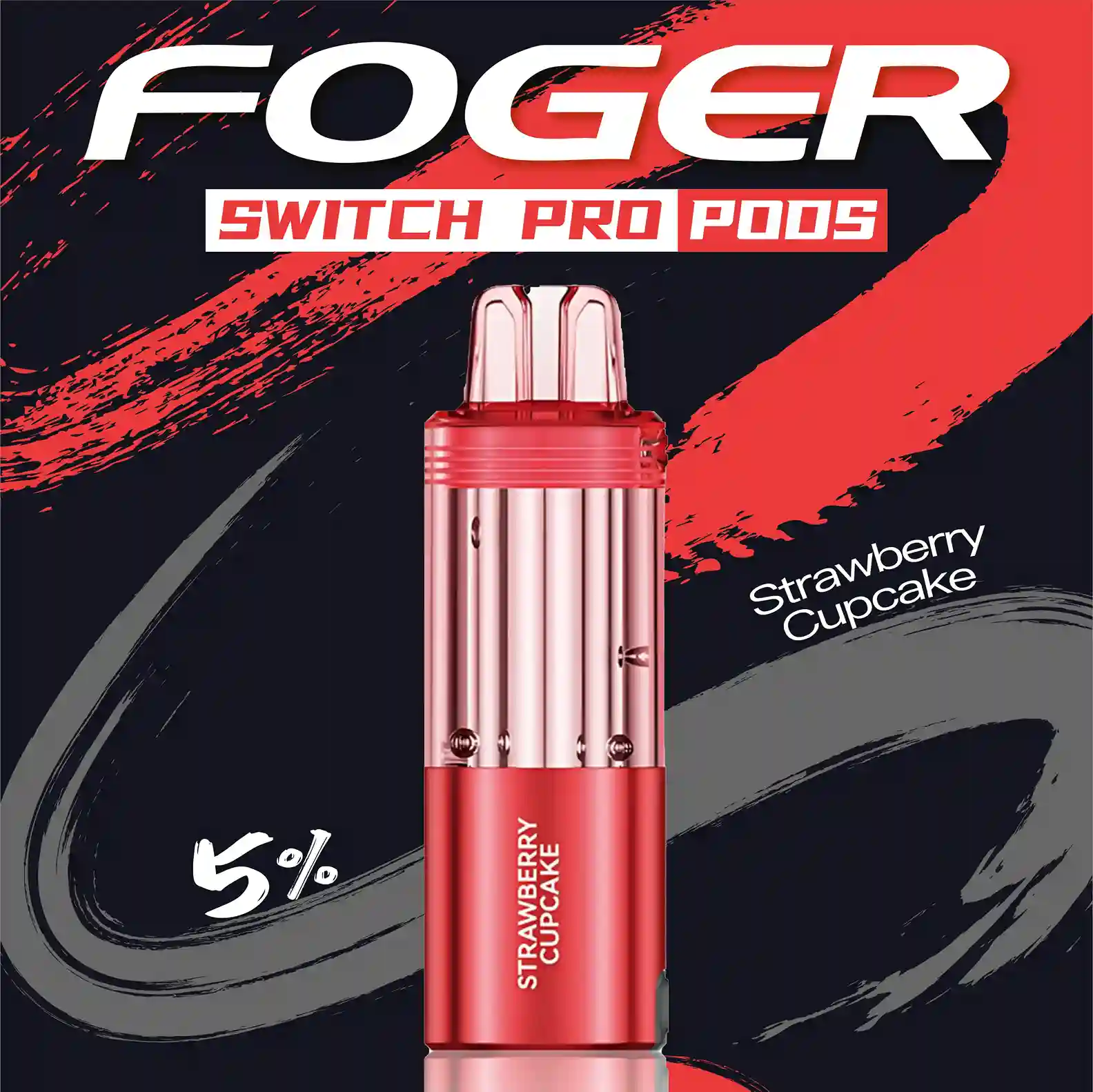 Strawberry Cupcake Foger Foger switch pro Pod