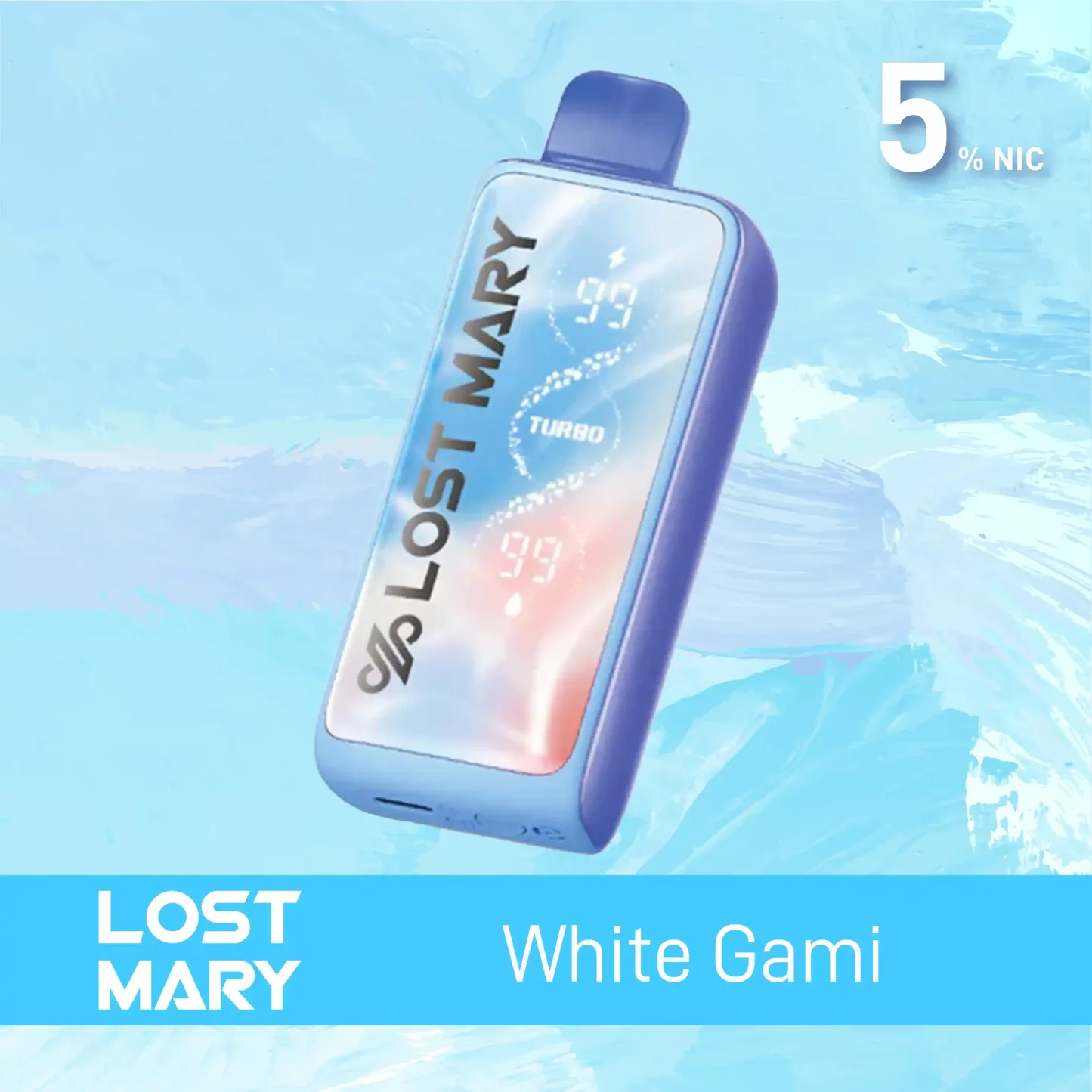 White Gami Lost Mary MT35K Turbo
