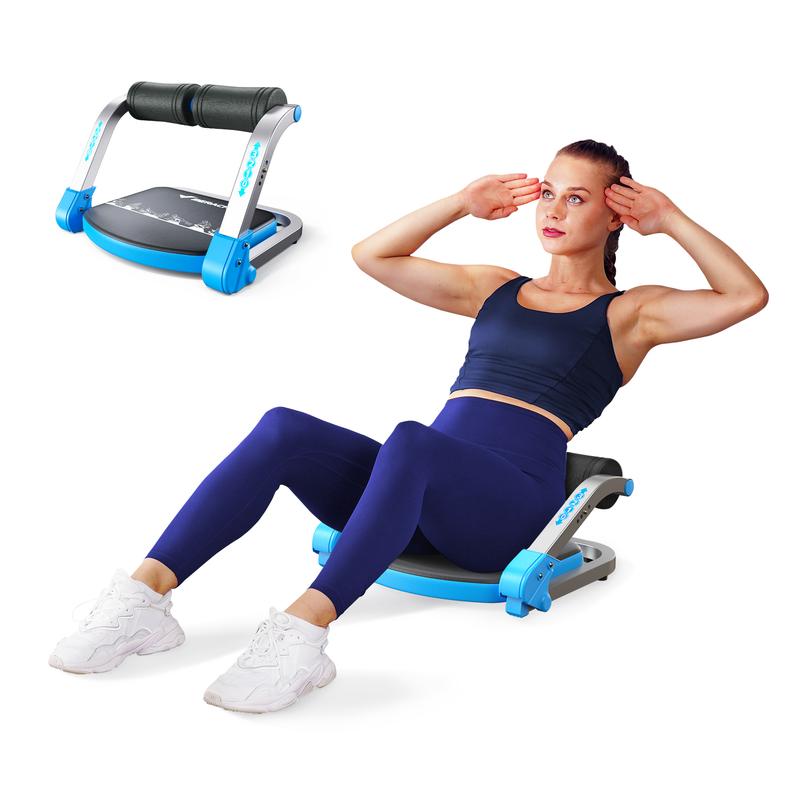 MERACH Sit-Up Exercise Equipment, Ab Crunch Machine Roll-up Machine, Abdominal Workout Machine for Home Gym, Core Ab Exercise System Trainer, dealsforyoudays