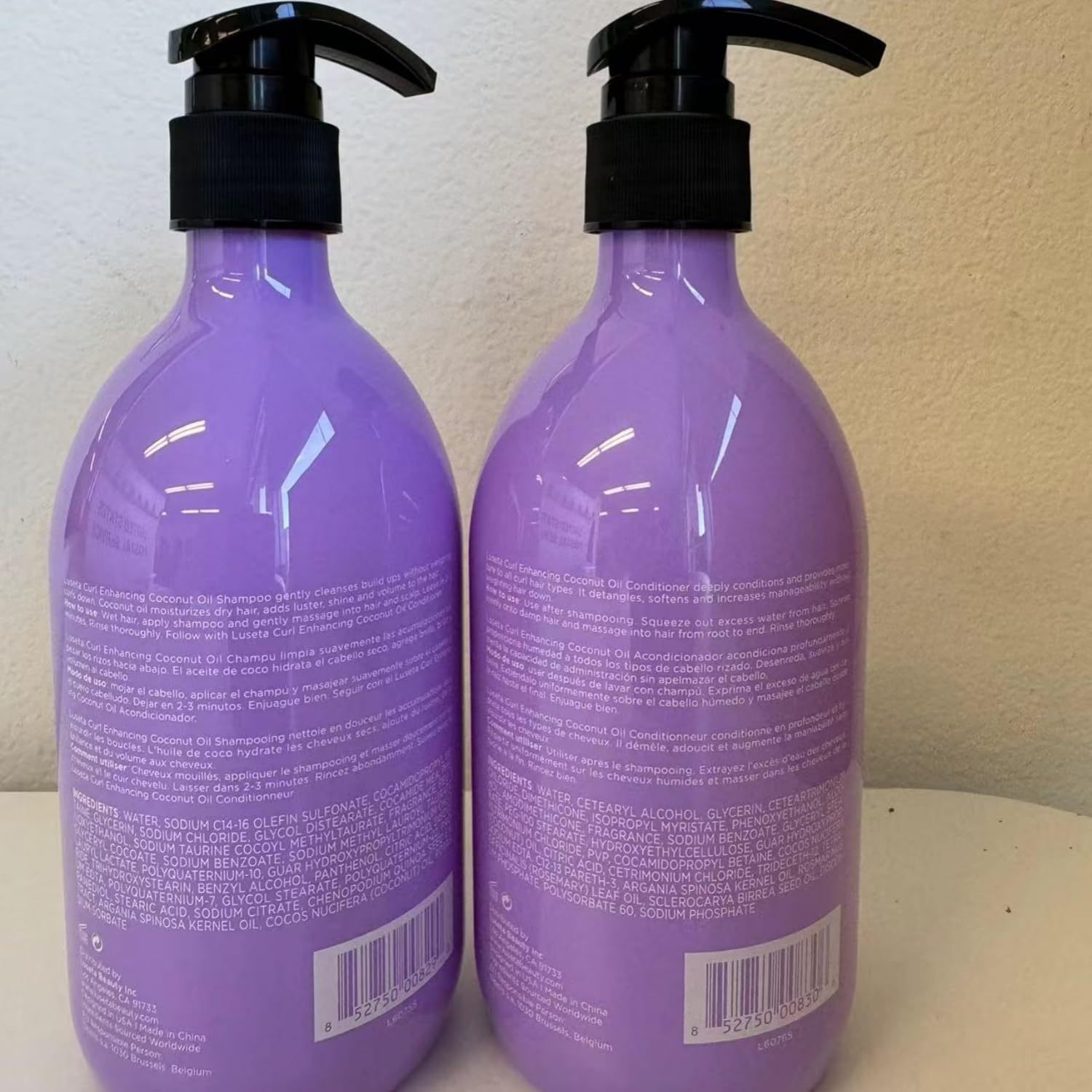 Luseta Biotin Shampoo and Conditioner for HairGrowth - Thickening Shampoo for Thinning Hair andHair Loss - Infused with Argan Oil to Repair DamagedDry Hair - Sulfate Free Paraben Free-2 x 16.9 fl oz