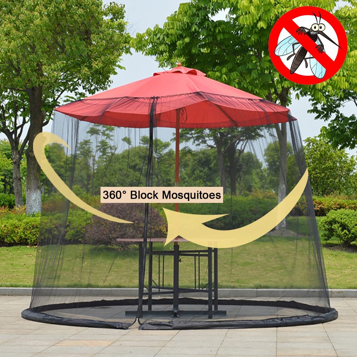 Patio Umbrella Mosquito Net