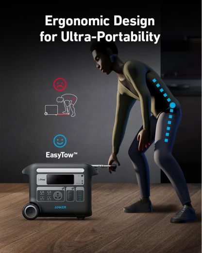 Anker SOLIX F2000 Portable Power Station, PowerHouse 767, 2400W Solar Generator, GaNPrime Battery Generators for Home Use, LiFePO4 Power Station for Outdoor Camping, and RVs (Solar Panel Optional)