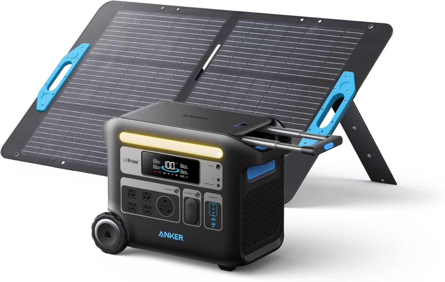 Anker SOLIX F2000 Portable Power Station, PowerHouse 767, 2400W Solar Generator, GaNPrime Battery Generators for Home Use, LiFePO4 Power Station for Outdoor Camping, and RVs (Solar Panel Optional)