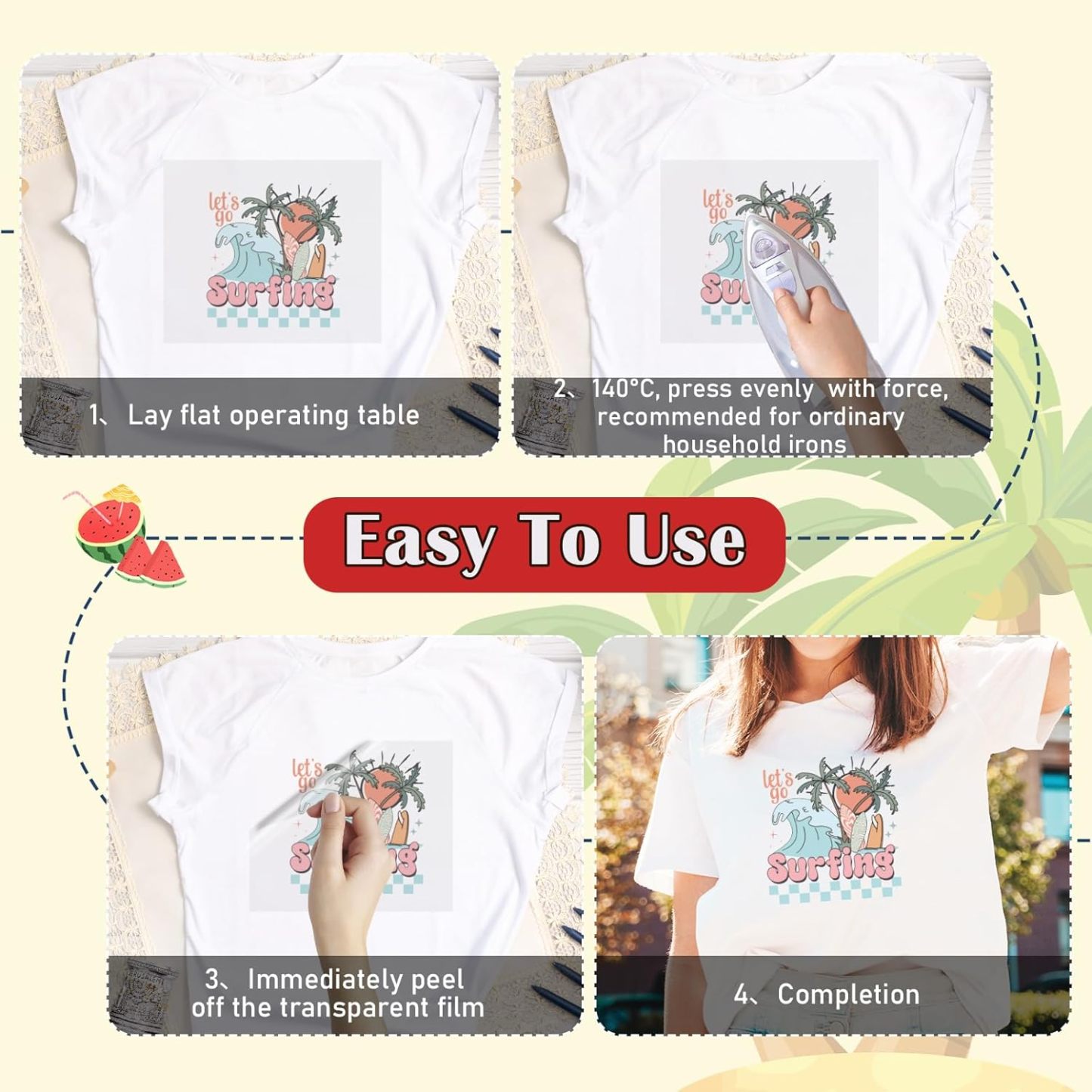 4th of July DTF Transfers Ready to Press -20 Sheets Independence Day Iron on Transfers Western Cowboy Iron on Decals for Patriot Day Parades Clothing USA T-Shirts American Hat Bag DIY Decorations