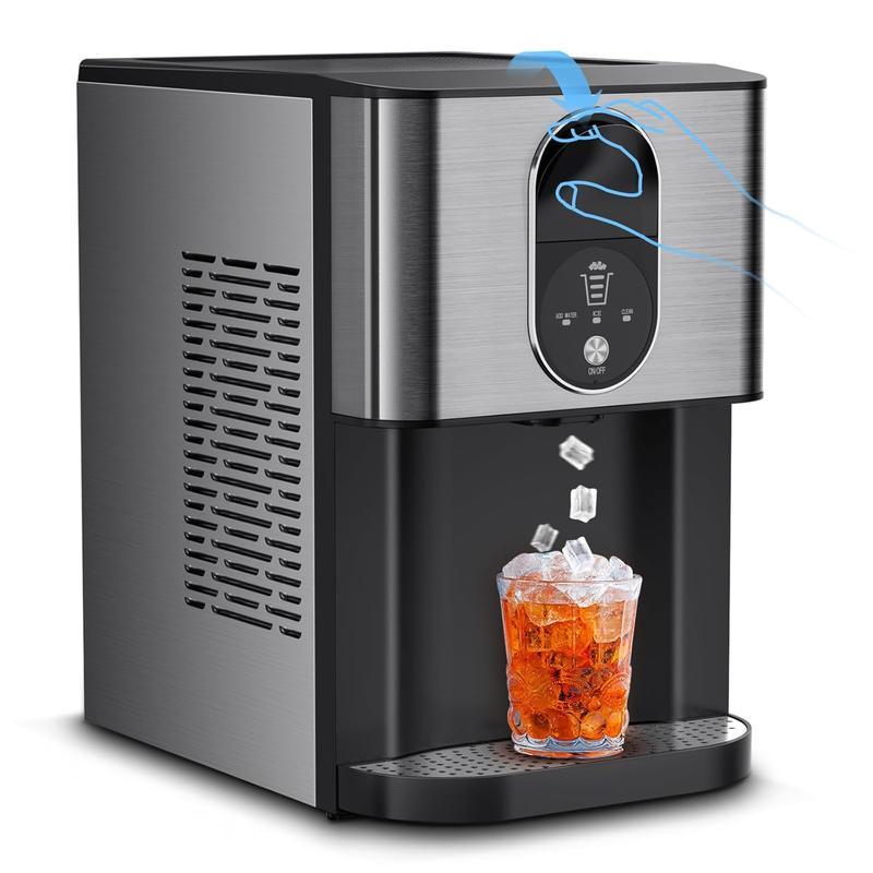 COWSAR Nugget Ice Maker Dispenser, Self Dispensing Pellet Ice Maker, 4
