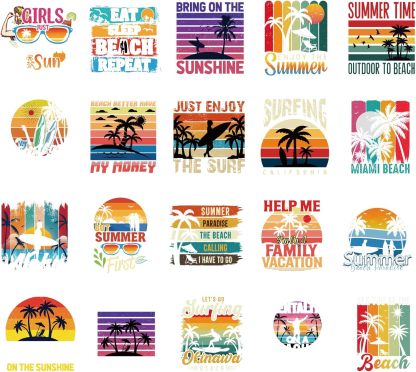 4th of July DTF Transfers Ready to Press -20 Sheets Independence Day Iron on Transfers Western Cowboy Iron on Decals for Patriot Day Parades Clothing USA T-Shirts American Hat Bag DIY Decorations
