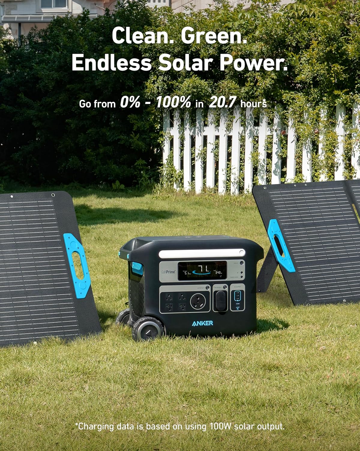 Anker SOLIX F2000 Portable Power Station, PowerHouse 767, 2400W Solar Generator, GaNPrime Battery Generators for Home Use, LiFePO4 Power Station for Outdoor Camping, and RVs (Solar Panel Optional)
