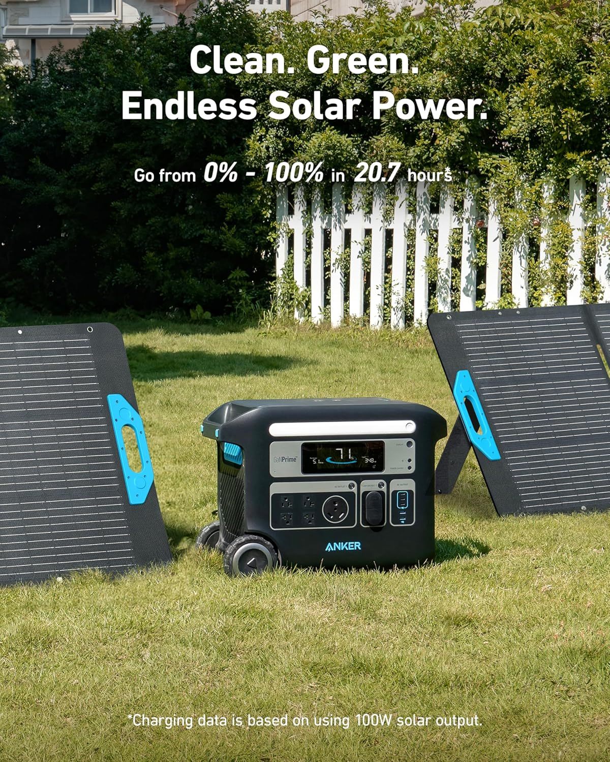 Anker SOLIX F2000 Portable Power Station, PowerHouse 767, 2400W Solar Generator, GaNPrime Battery Generators for Home Use, LiFePO4 Power Station for Outdoor Camping, and RVs (Solar Panel Optional)
