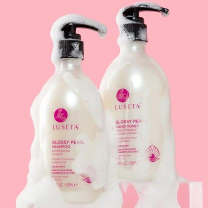 Luseta Biotin Shampoo and Conditioner for HairGrowth - Thickening Shampoo for Thinning Hair andHair Loss - Infused with Argan Oil to Repair DamagedDry Hair - Sulfate Free Paraben Free-2 x 16.9 fl oz