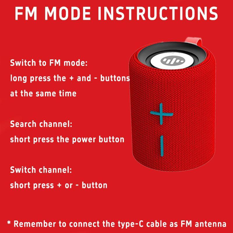 [Copy]Portable Bluetooth Speaker, Magnetic 2-in-1 Design