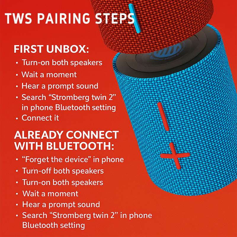 [Copy]Portable Bluetooth Speaker, Magnetic 2-in-1 Design