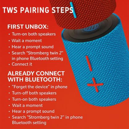 [Copy]Portable Bluetooth Speaker, Magnetic 2-in-1 Design